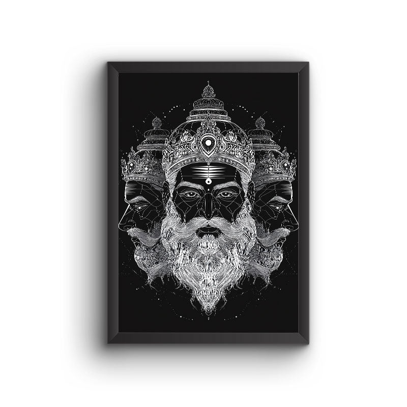 Lord Brahma Polygon Art | DCBR01