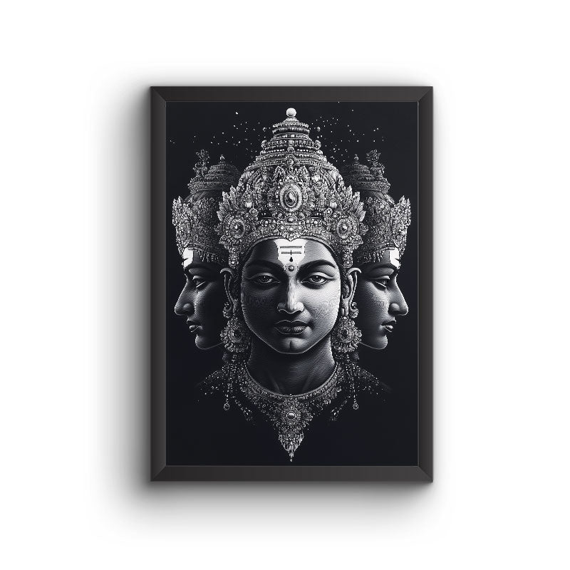 Lord Brahma Polygon Art | DCBR02