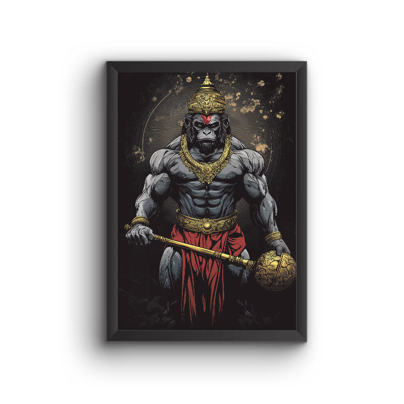 Lord Hanuman Vector Art | DCHM12