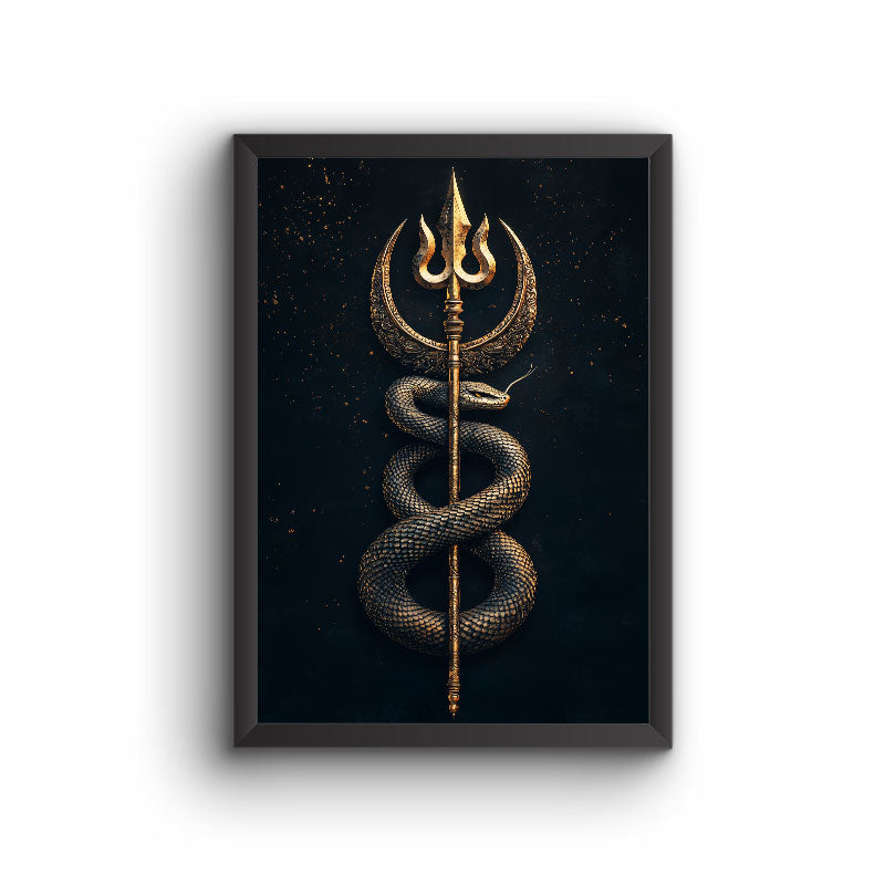 Lord Shiva's Trident & Snake | DCSH20