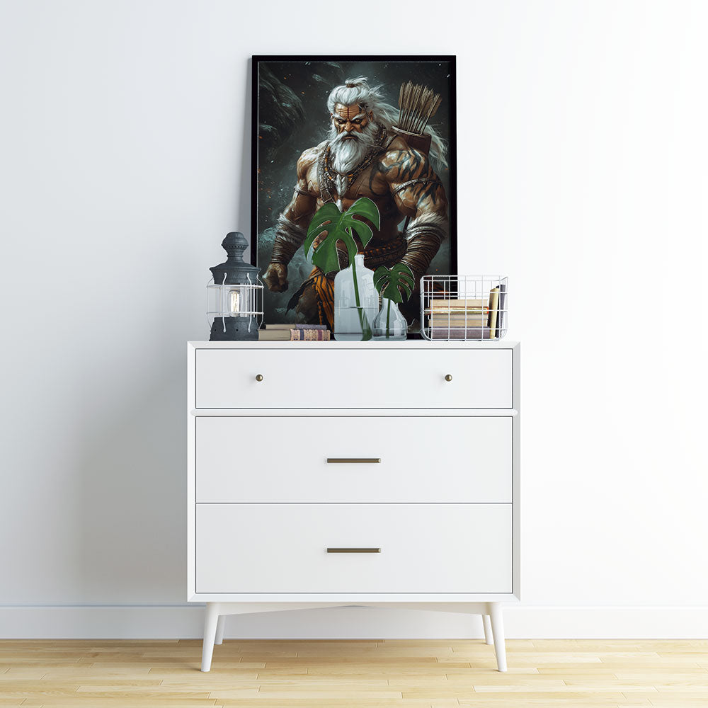 Fierce Parshuram Art | DCPR02 - Shruti (8 X 12 Inches) - Matte